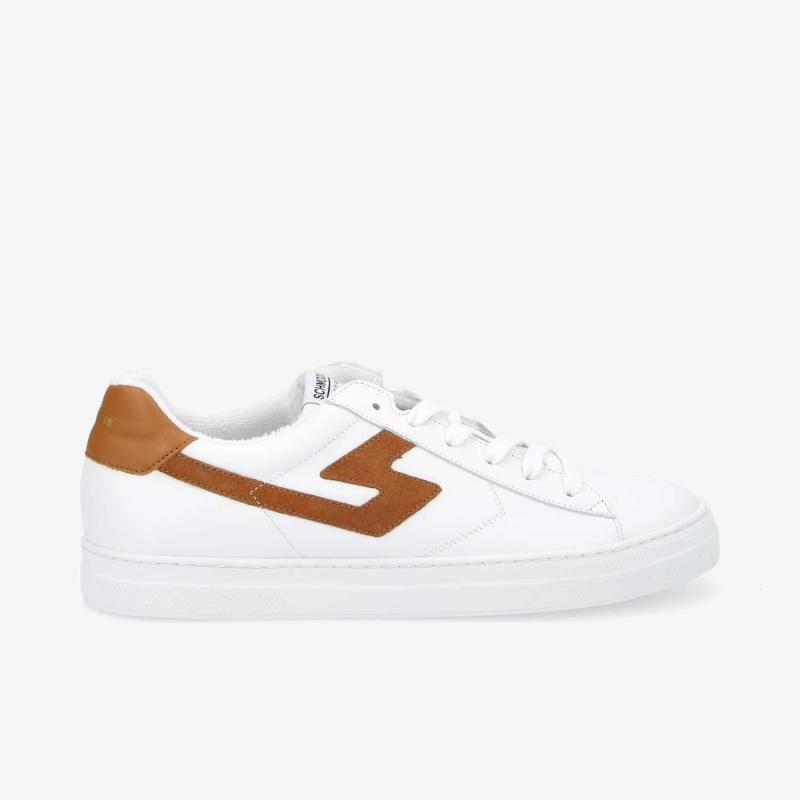 SPARK SIGNATURE M - NAPPA/SUED/OSLO - WHITE/CHESTNUT/TAN